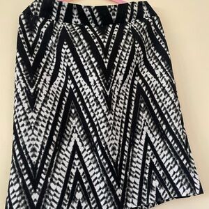 Black and White Calvin Klein Skirt